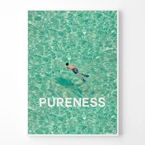 바다 감성 인테리어 윤슬 여름 풍경 포스터 액자_pureness a boy A_P