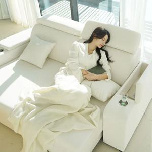 프롬 타이보텍스 패브릭 리클라이너  모션 슬라이드 무빙 3인용 쇼파