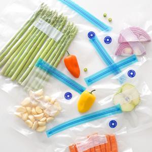 이중 진공 지퍼백 식품 수비드 밀봉 냉장고정리 진공팩 골라담기