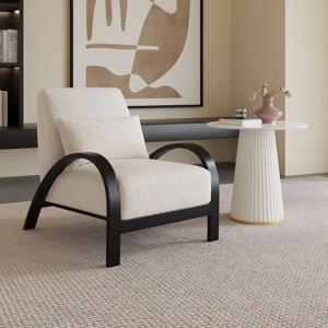 [해외] 1인소파 거실 미드센추리 패브릭 라운지체어 디자인 체어