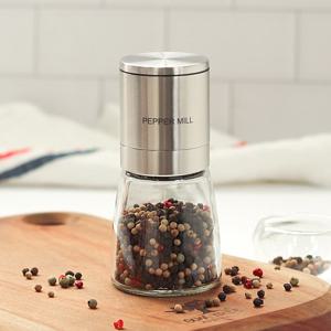 스테인레스 후추 그라인더 페퍼밀 양념통 140ml