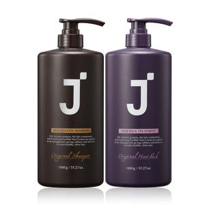 실크케라틴 단백질 샴푸 + 헤어팩 트리트먼트 1L