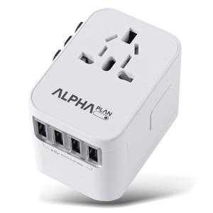 초고속 여행용 멀티 어댑터 해외 돼지코 플러그 USB 5.6A 5포트 C타입