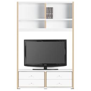 2000시스템5단-1300TV책장(하서랍형) 책꽂이 수납장 진열장