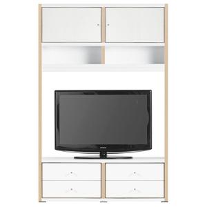 2000시스템5단-1300TV책장(상문/하서랍형) 책꽂이 수납장 진열장