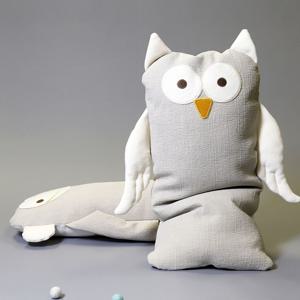 클래식 부엉이 애착베개 애착인형