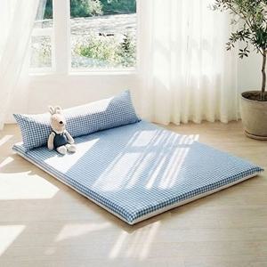 미니체크 대방석 쿠션세트 솜포함 3color