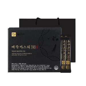 예작 마스터 743 희귀 진세노사이드 10g x 30포 컴파운드케이 홍삼농축액