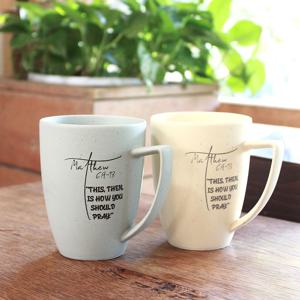 주기도문 말씀 머그컵 기독교 선물 세례식 임직 답례품 2color