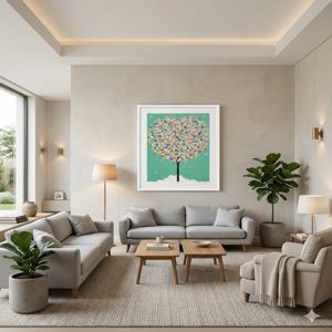 이수동 한정판 판화 - 연서 감성 힐링 카페 거실 침실 원목액자 홈갤러리 그림 선물