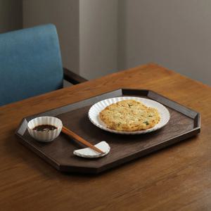 우딘 월넛 우드 트레이 2size 원목 나무 쟁반 카페 혼밥