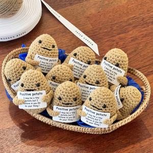 긍정 뜨개 감자 인형