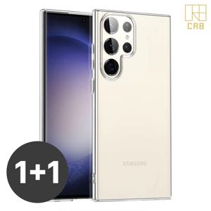 1+1 갤럭시 림피드핏 초슬림 투명 케이스 S24 S23 S22 플러스 울트라