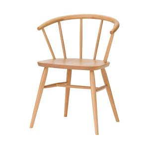 라운드 암 체어 내추럴 너도밤나무