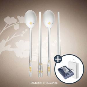 금부 조각매화 은수저 1벌세트(99%,30돈)