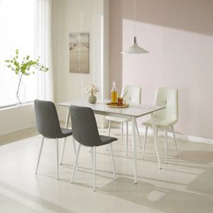 데코라인 아레나 4인용 세라믹 식탁세트 1300 방문설치