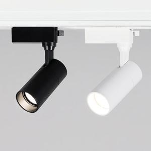 에코 카네스 원형 COB 레일 WJ-001~006 LED 인테리어조명 각도조절 블랙/화이트