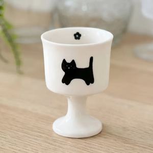 까망냥이 고블렛잔 고양이 커피잔 생일 집들이 신혼부부 자취 결혼 선물 머그컵