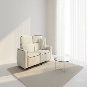 단정함을 더한 배색포인트 '안젤로소파' (국내맞춤제작/3인용/패브릭/오코텍스1등급)