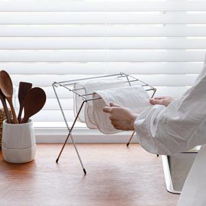 롬에이 폴지오 스텐 행주걸이 X형 싱크대 접이식 거치대