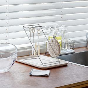 롬에이 폴지오 스텐 행주걸이 Z형 접이식 주방소품 거치대