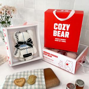 무무프렌즈 코지베어 200g 곰돌이타올 선물포장수건 집들이 축하 선물세트