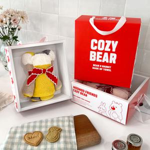 무무프렌즈 코지베어 180g 곰돌이타올 선물포장수건 집들이 축하 선물세트