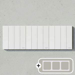 르그랑 갈리온 UP 유럽형 스위치 12구 (3개용) + 서포트 세트 화이트