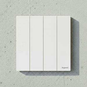 르그랑 갈리온 UP 유럽형 스위치 4구 (1개용) 화이트