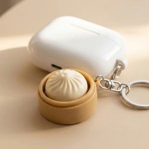 만두 클릭커 키링 연인 우정 친구 선물 장식 소품 학생 졸업 입학 귀여운 왕만두