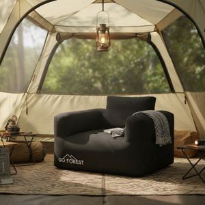 원터치 경량 캠핑 자충 에어 소파 (1인용)
