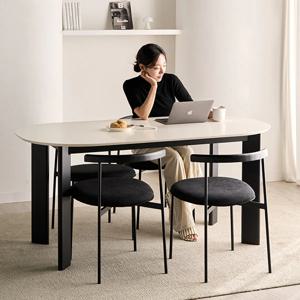 최종가 13.9만/ 슬로 1600/1800 타원형 식탁 4인용 6인용 식탁세트 테이블/의자