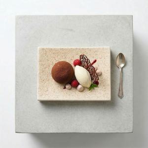 핸드메이드 도자기그릇 도마접시 플레이팅 1p