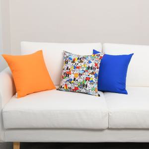 쿠션커버 35 40 45 50 60 쇼파쿠션 강아지시리즈 2종