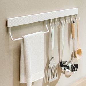 행주까지 한번에! 무타공 강력접착 행잇 조리도구거치대 4size