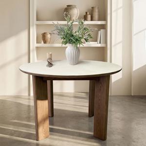 비키테이블 4인 원형식탁 1100 세라믹 맞춤제작 원형테이블