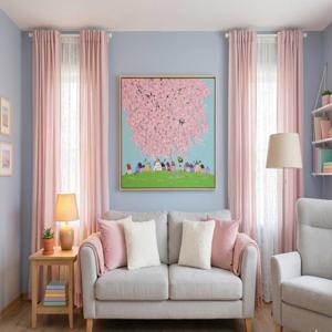 두요 김민정 - 내 마음에 샹그릴라 20호 거실 침실 아이방 카페 주방 홈스타일링 그림액자