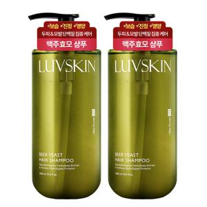 루브스킨 맥주효모 샴푸(베이비파우더향) 1000ml x 2개