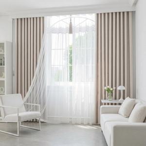 헤스티아 암막커튼+볼로프+코디커튼+커튼봉 5colors 4size