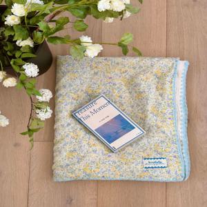 베베 이중거즈 블랭킷 양면 두겹 유모차 덮개 무릎담요 낮잠 이불