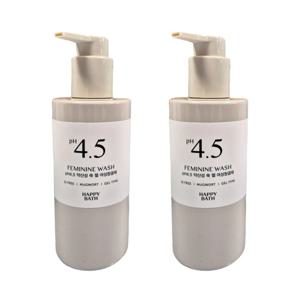 해피바스 여성청결제 pH4.5 약산성 쑥 젤타입 250mlx2개 Y존 저자극 데일리 여성세