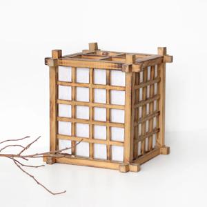 전통 창문살 조명 사각 등갓 ( 한지 무드등 한옥 홈포차 인테리어 장식 소품 )