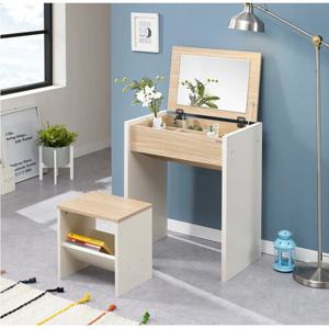 라떼 콘솔 수납 화장대 세트 거울 스툴포함 방문설치 공간의 효율성과 가성비 겸비