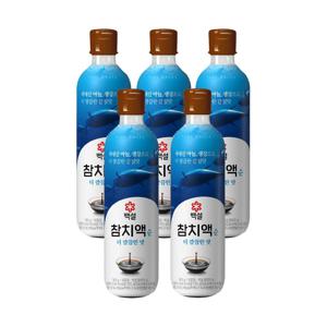 백설 참치액 순더깔끔한맛 500g x5개