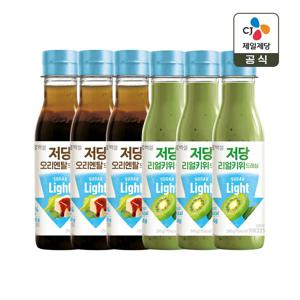 백설 저당 리얼키위 드레싱 245g x3개+오리엔탈 드레싱 250g x3개