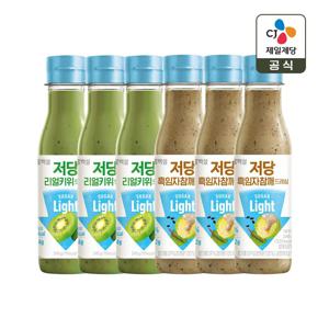 백설 저당 흑임자 참깨드레싱 245g x3개+리얼키위 드레싱 245g x3개