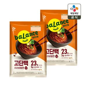 밸런스밀 고단백 마라 비빔면 391g x2개(총 4인분)