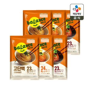 밸런스밀 고단백 간장 비빔면 x2개+매콤 비빔면 x2개+마라 비빔면 x2개(총 12인분)