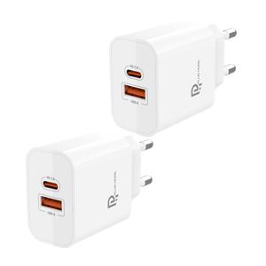 1+1 구성 C타입 USB 2포트 핸드폰 고속충전기 35W PD PPS 갤럭시 아이폰