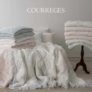 제일조아 바이오워싱 고밀도면 뜨왈패턴 모달 차렵 프릴 싱글스프레드 봄이불S